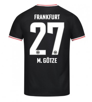 Eintracht Frankfurt Mario Gotze #27 Segunda Equipación 2023-24 Manga Corta